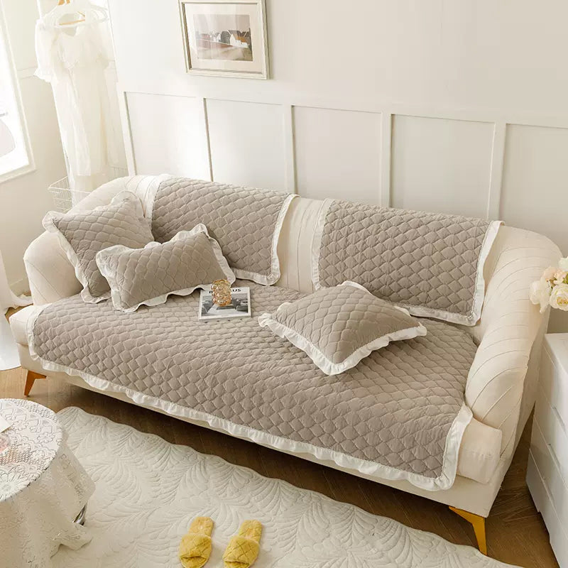 8color moroccan frill sofa cover