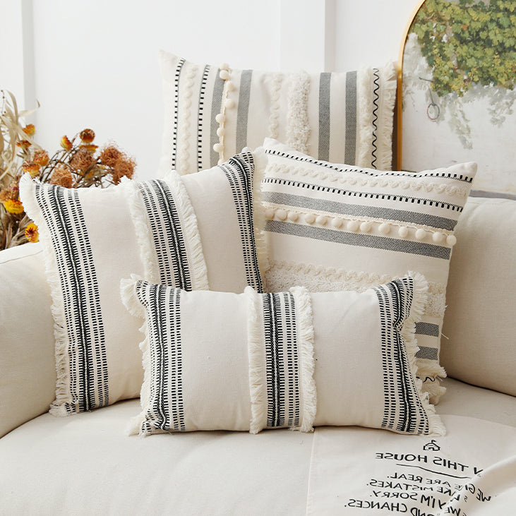 2design border fringe cushion
