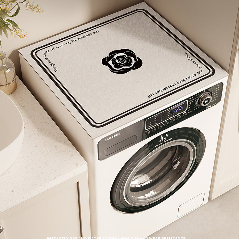 3design monotone flower laundry mat