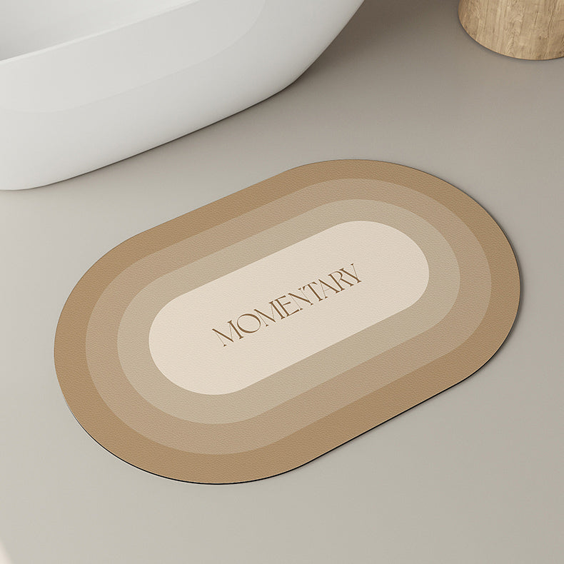 3color momentary gradation bath mat