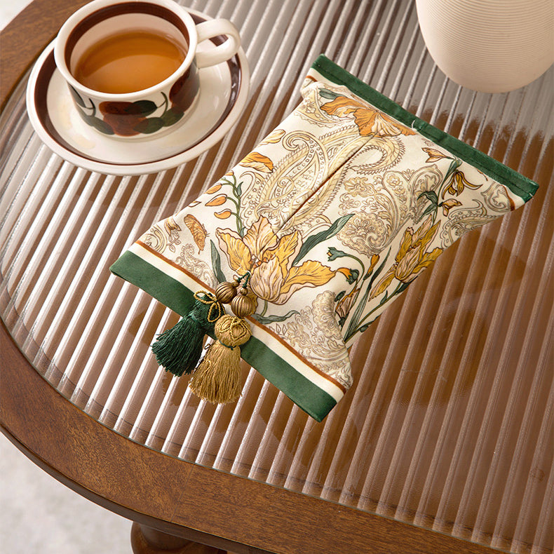 2design elegant green tissue case