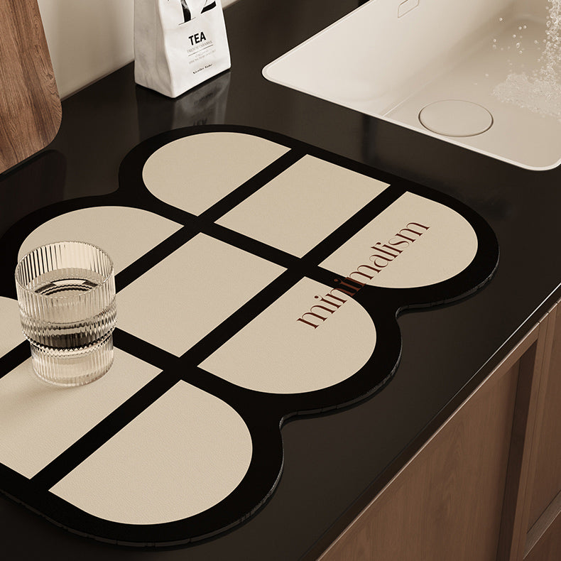minimalism retro sink mat