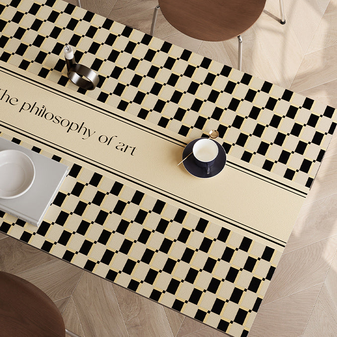 2design art philosophy square table mat