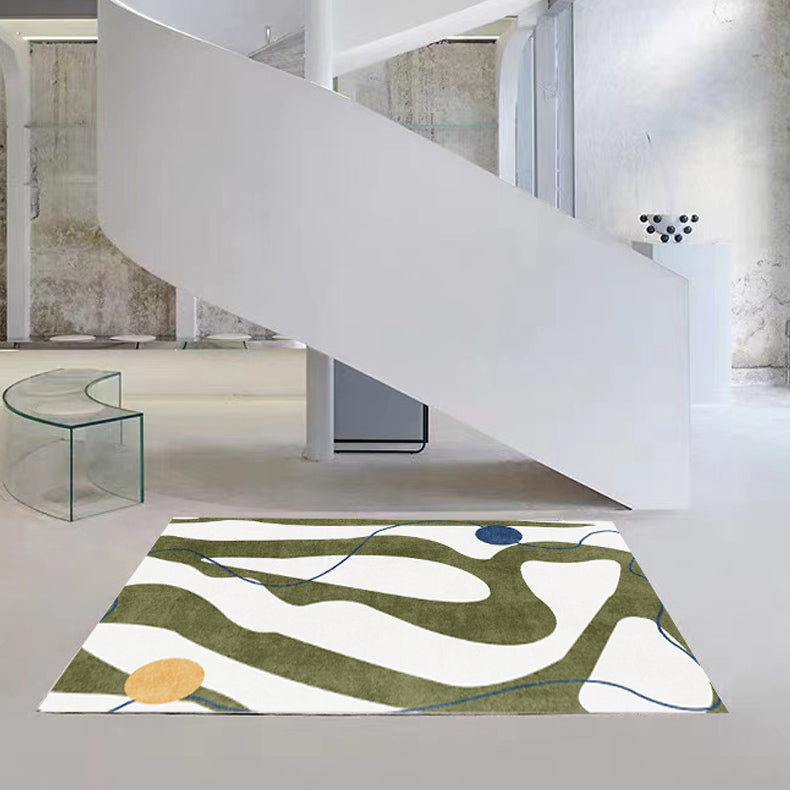 7design modern art square carpet