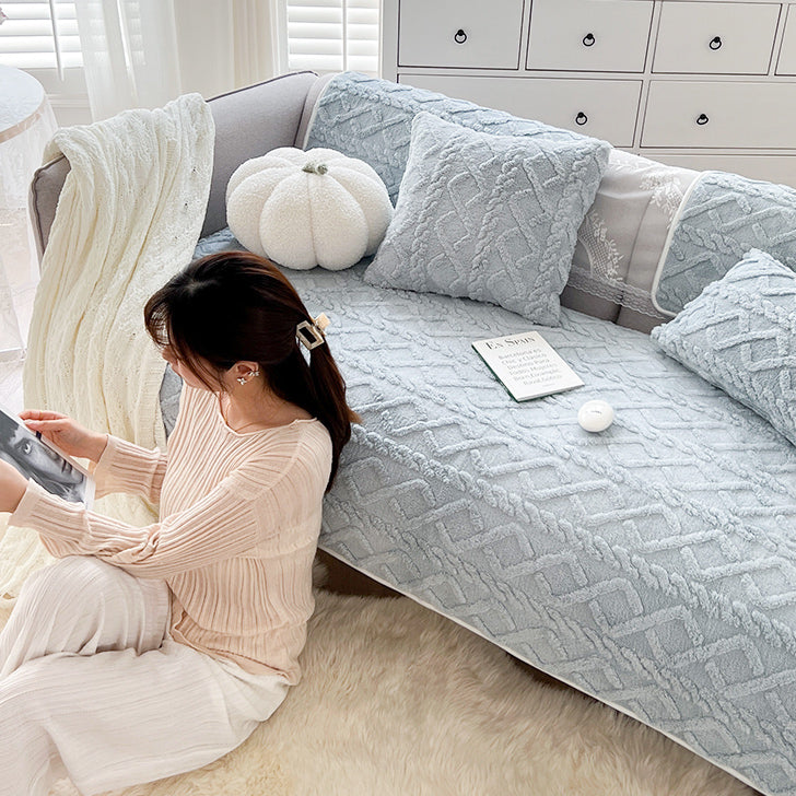 5color cable boa sofa cover
