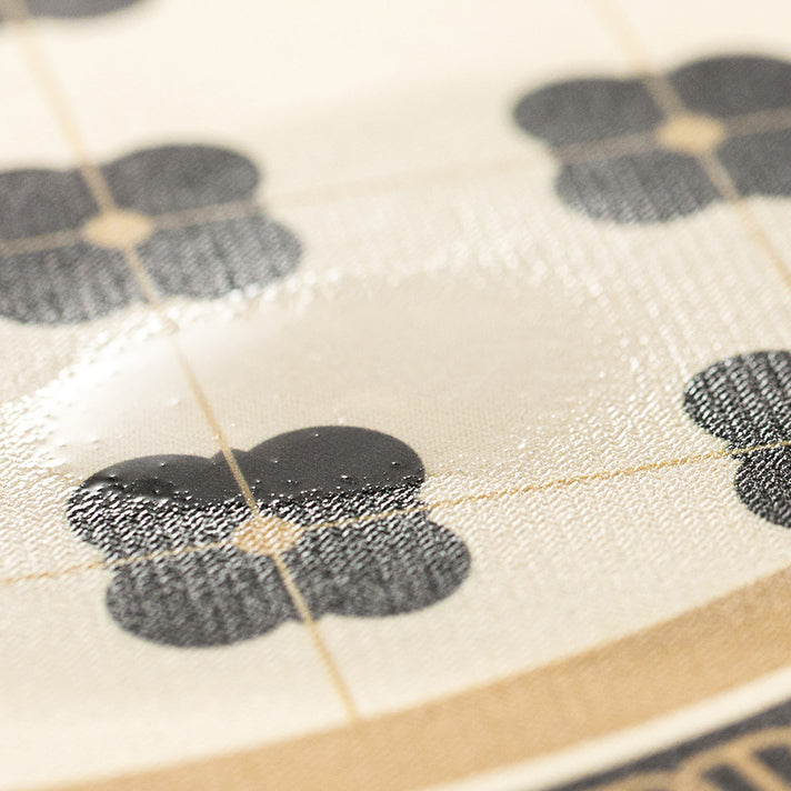 beige elegance logo bath mat
