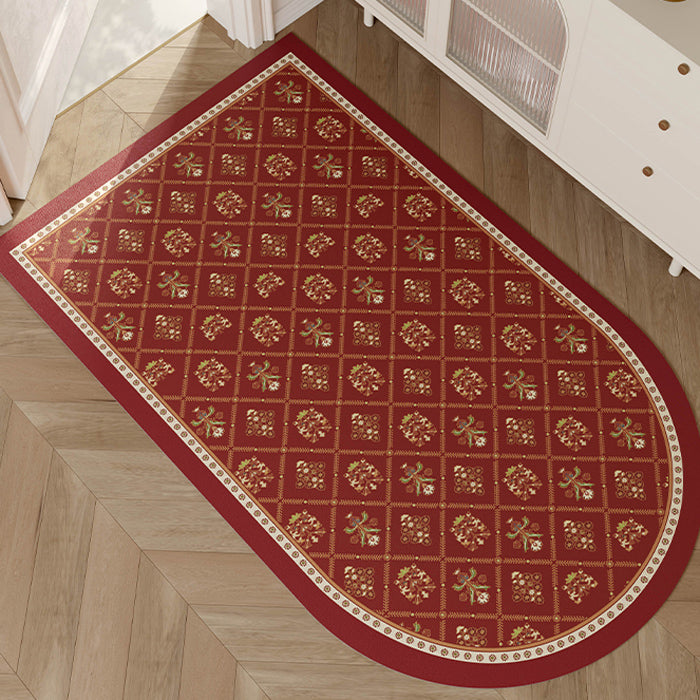 3design nordic flower door mat