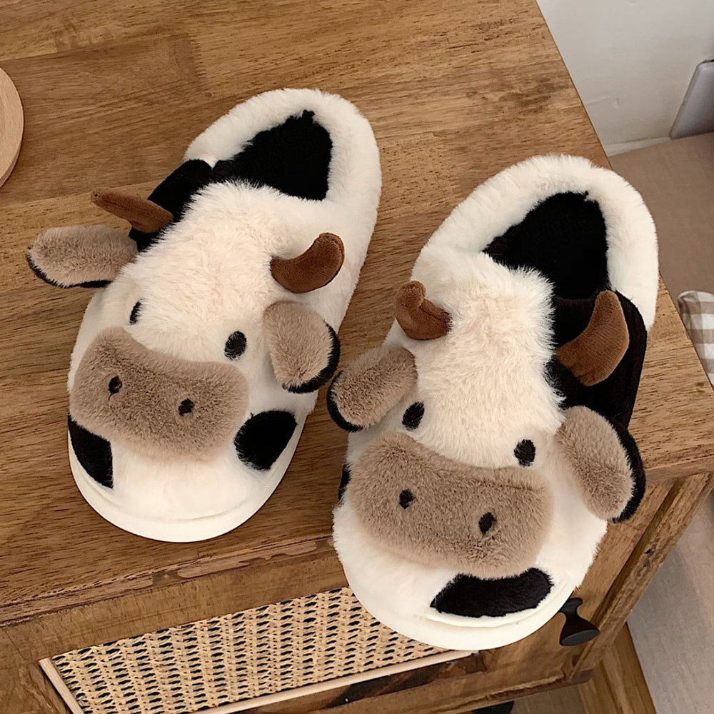 cute cow roomshoes