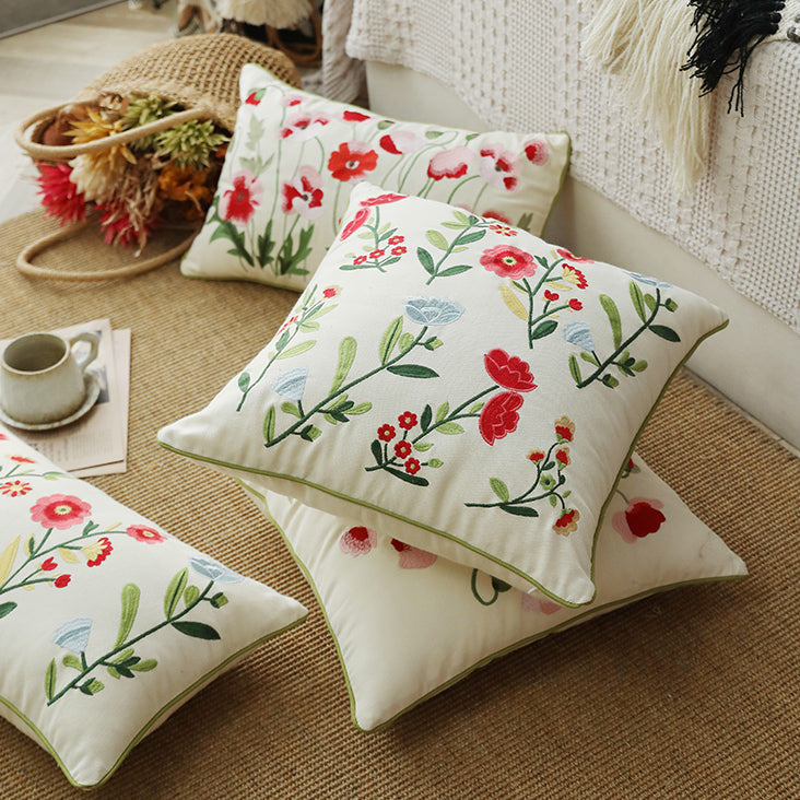 2design colorful retro flower cushion