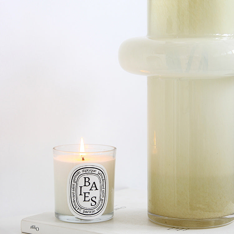natural beige cylinder vase
