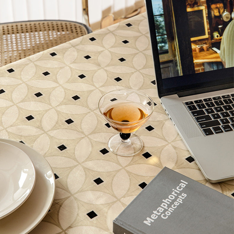 2design brown retro table cloth