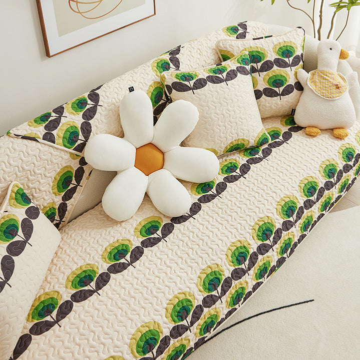 4design retro girly flower cushion