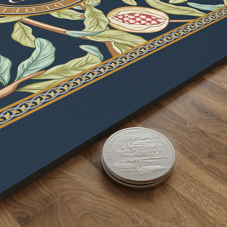 american retro pomegranate bath mat