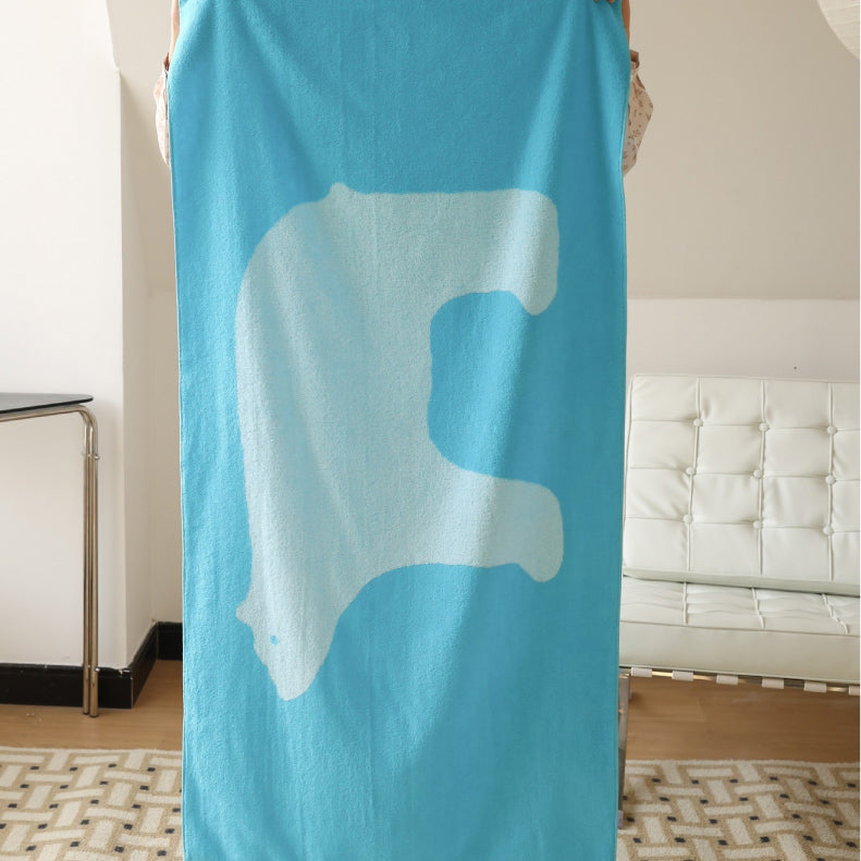3color polar bear towel