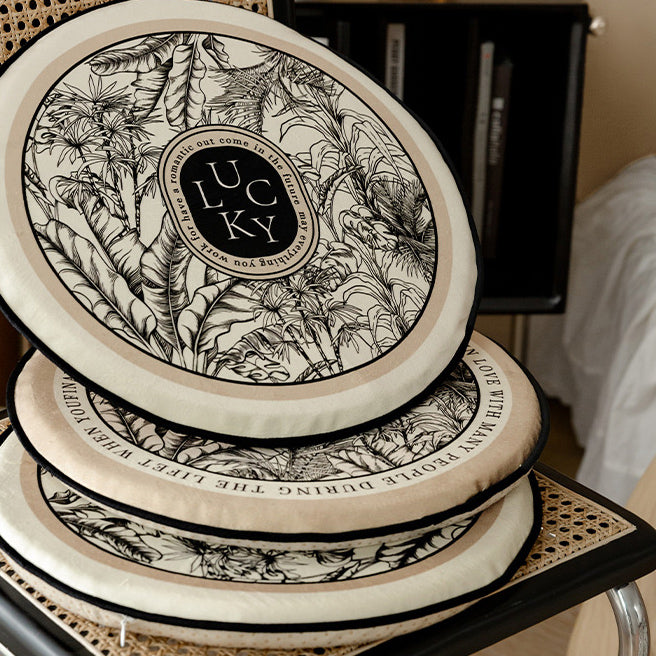 lucky logo luxury cushion