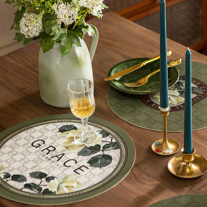 3design luxury logo place mat