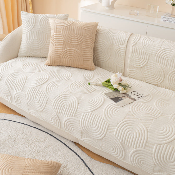 3color arch stitch sofa cover