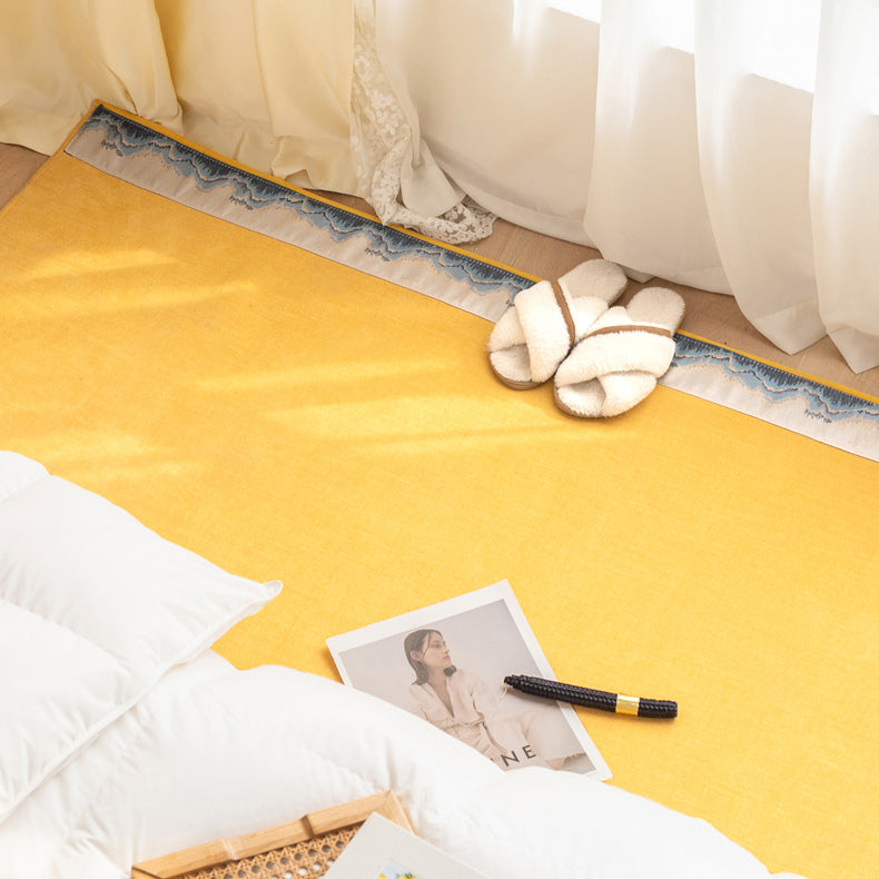 5color side embroidery floor mat