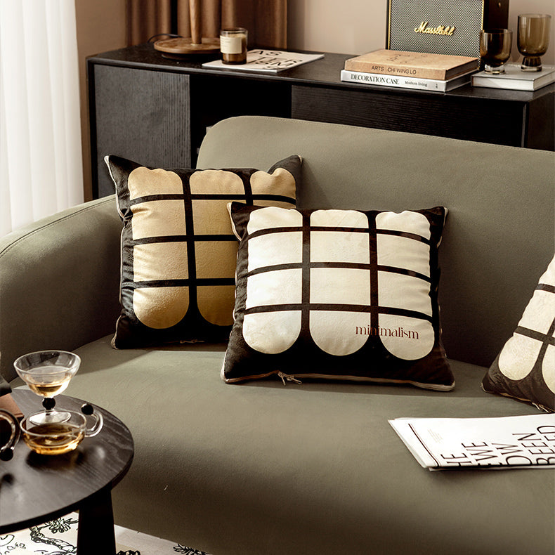 minimalism retro 2way quilt cushion