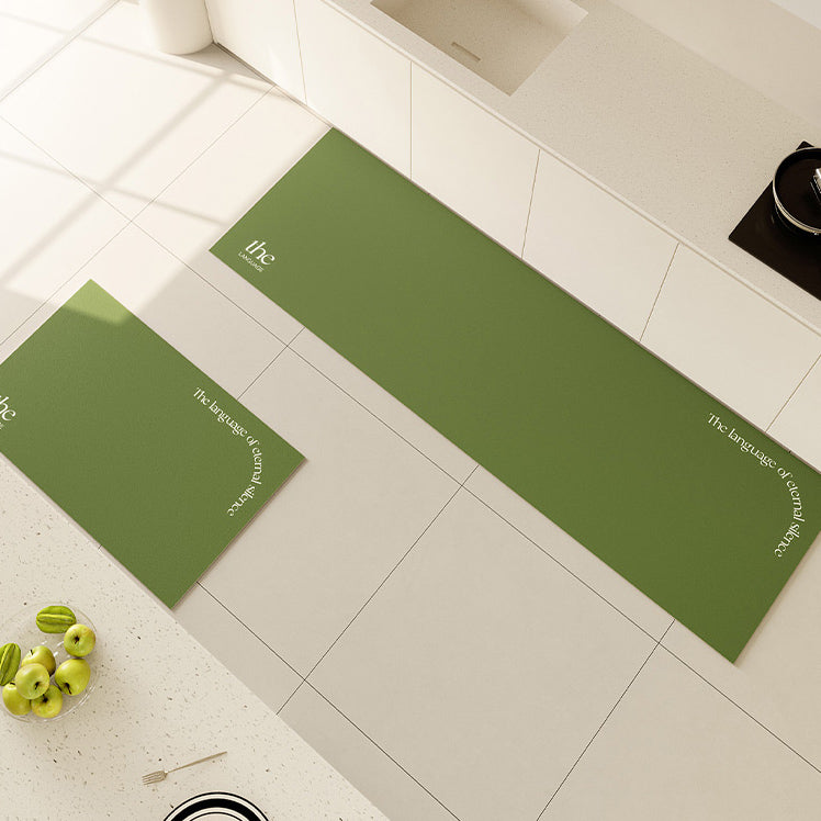 the language kitchen mat