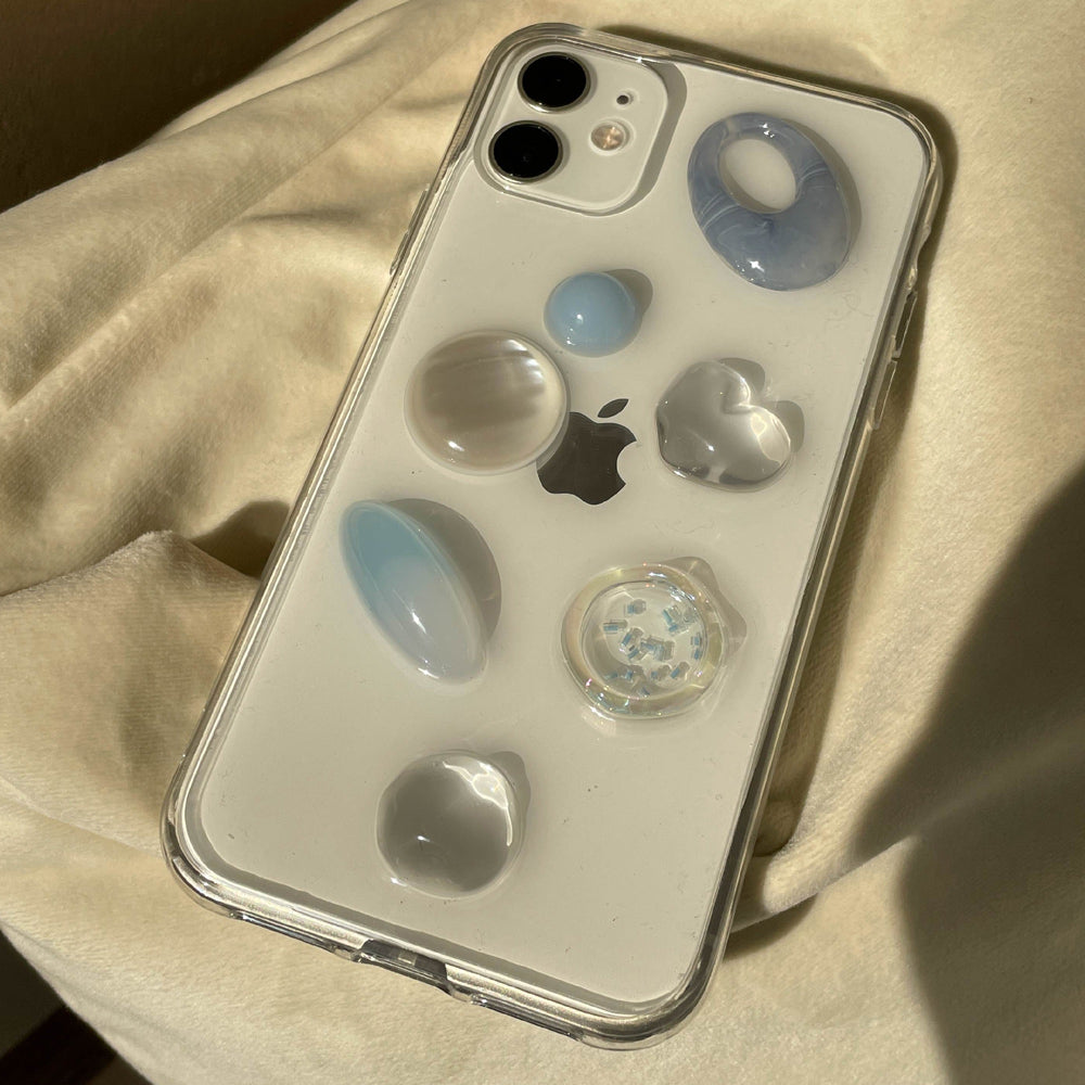 clear blue stone iPhonecase