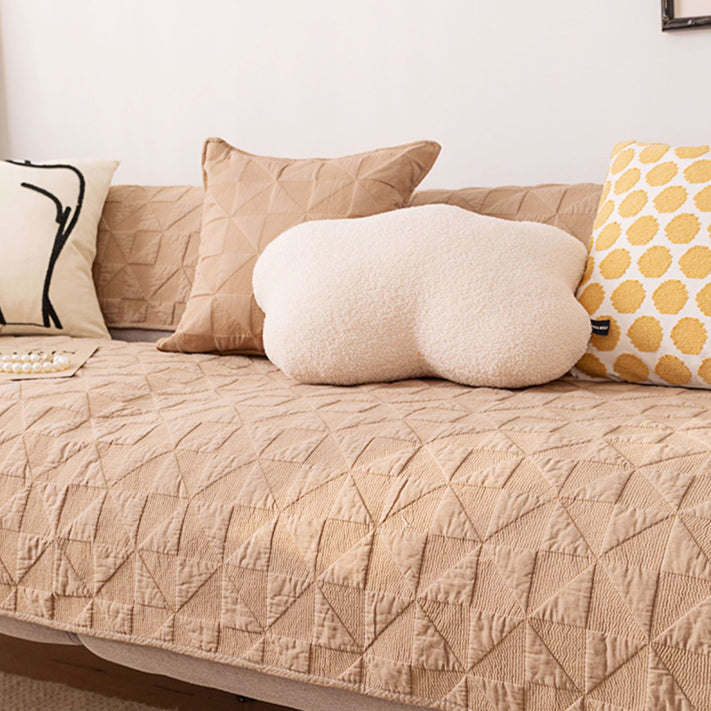 6color triangle quilt sofa cover