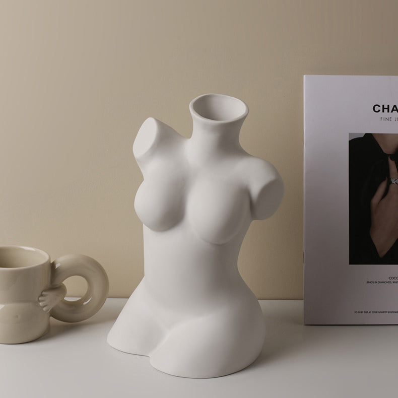 3type woman body vase