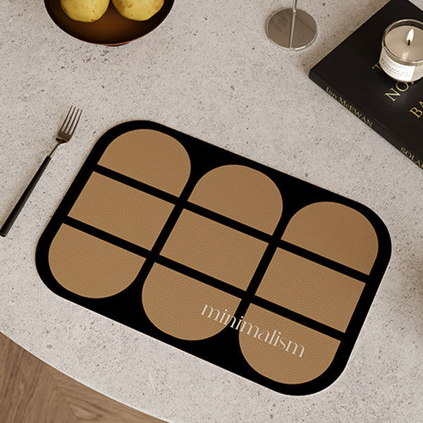 minimalism retro place mat