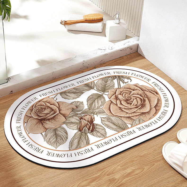 7design elegant logo bath mat