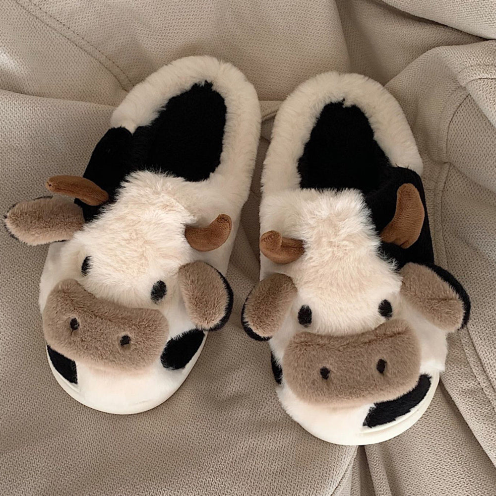 cute cow roomshoes
