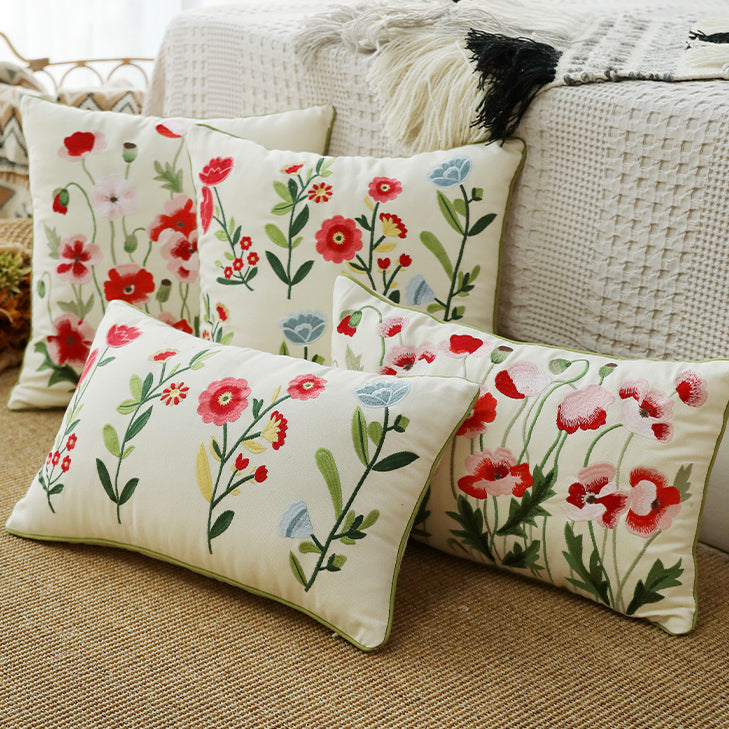 2design colorful retro flower cushion