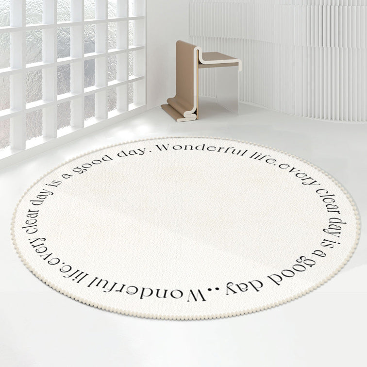 7design gray nature round carpet