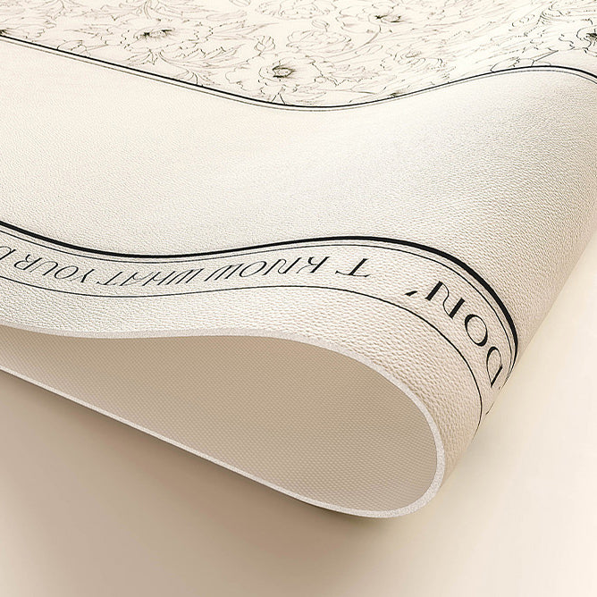 monotone dream simple flower table mat