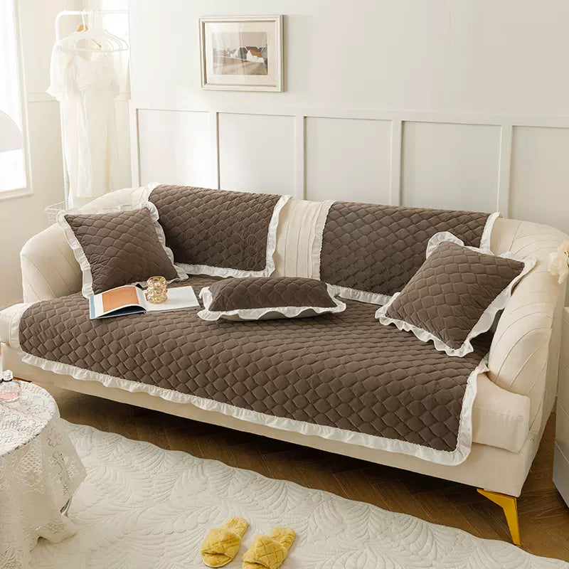 8color moroccan frill sofa cover