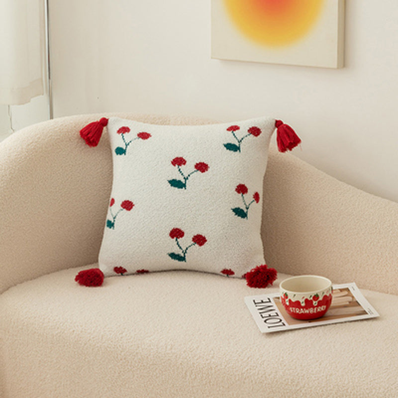 4design fruit knit cushion