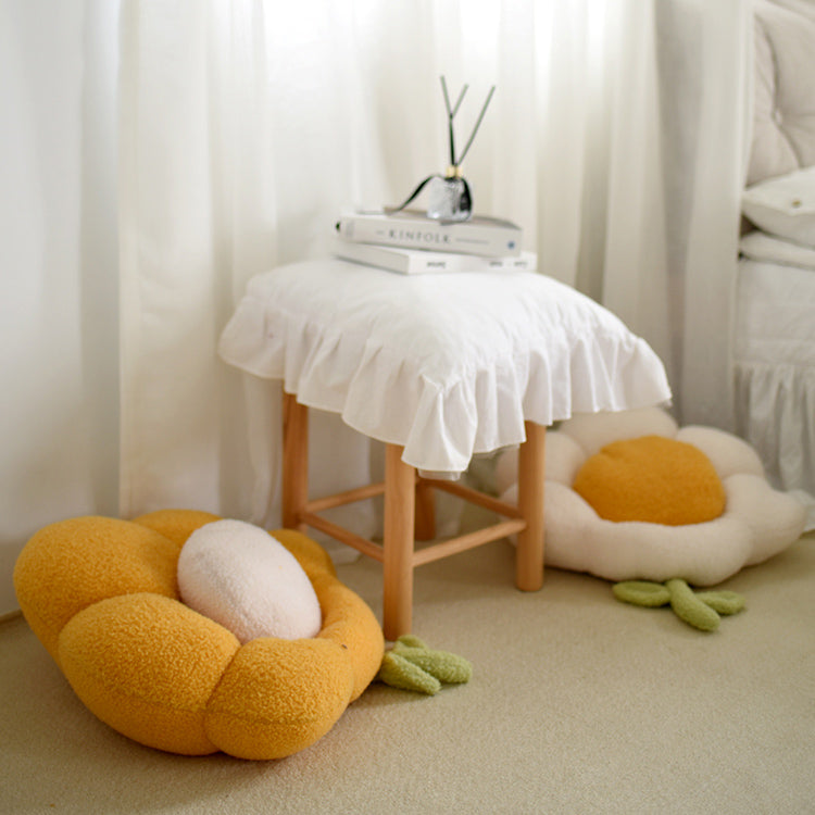 2design 5color big flower cushion