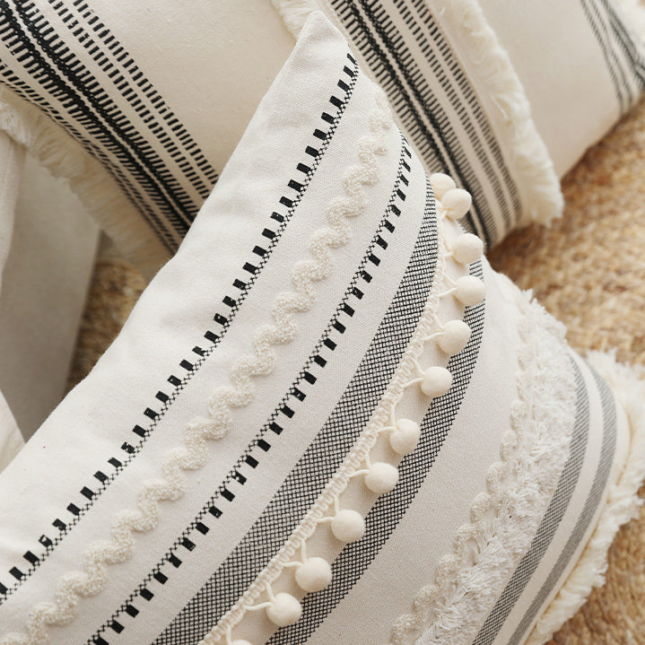 2design border fringe cushion