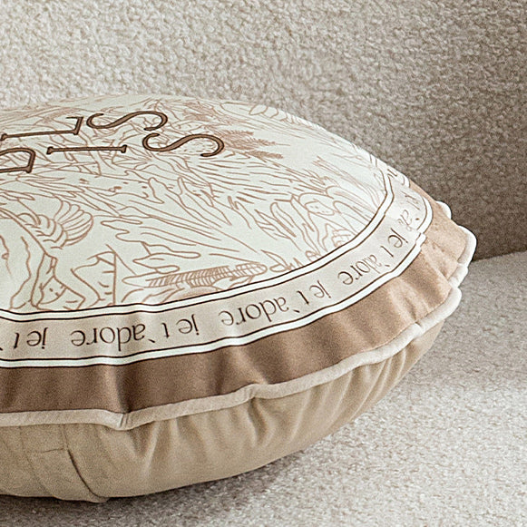 meilleure nature brown cushion