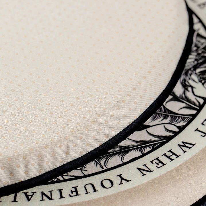 lucky logo luxury cushion