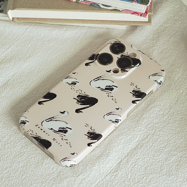 swan shadow iPhone case