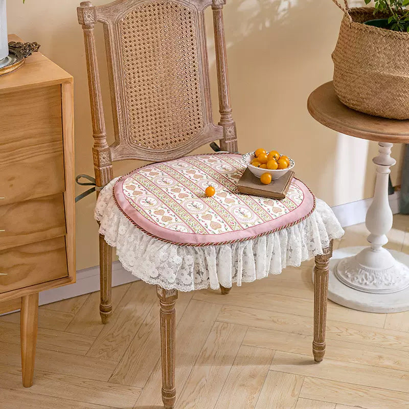 pink lovely tulip chair cover & cushion