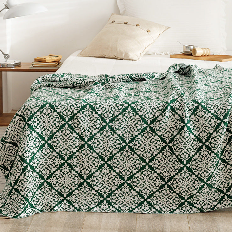 5color ethnic pattern blanket