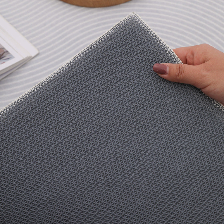 6design circle velvet square carpet