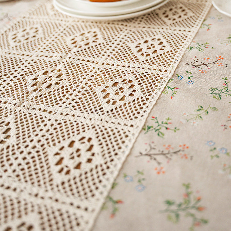 4design country flower table cloth