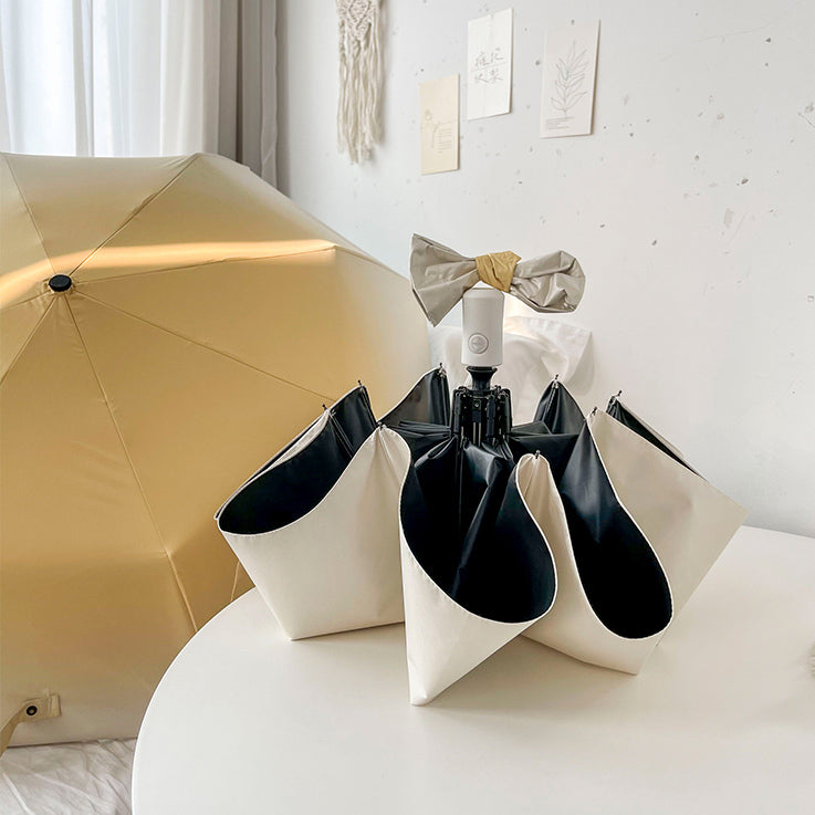 3color gradation color folding uv parasol