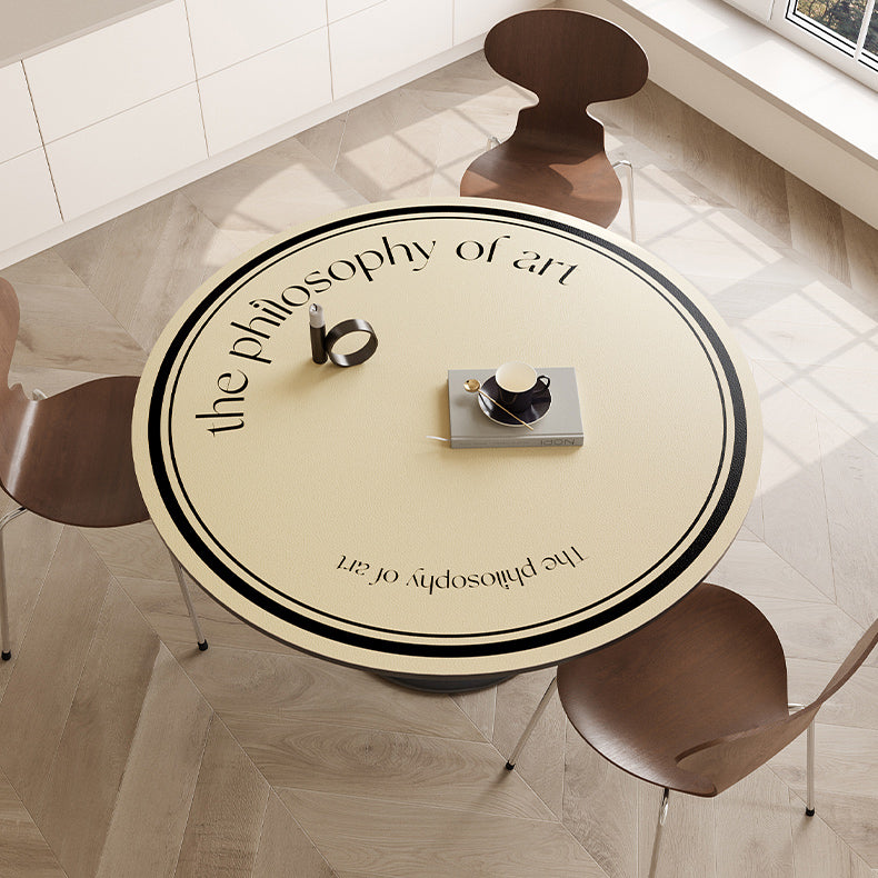 2design art philosophy round table mat