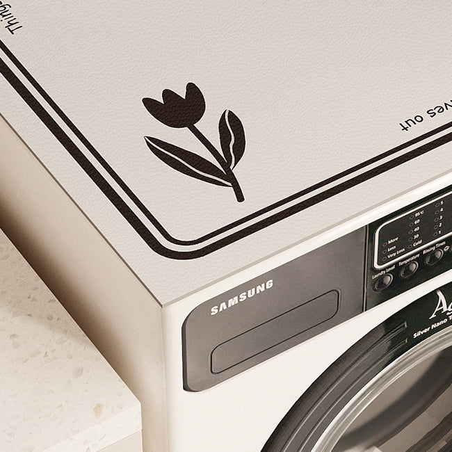 3design monotone flower laundry mat