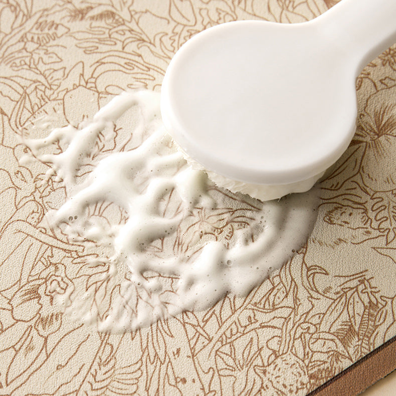 green tropical step mat