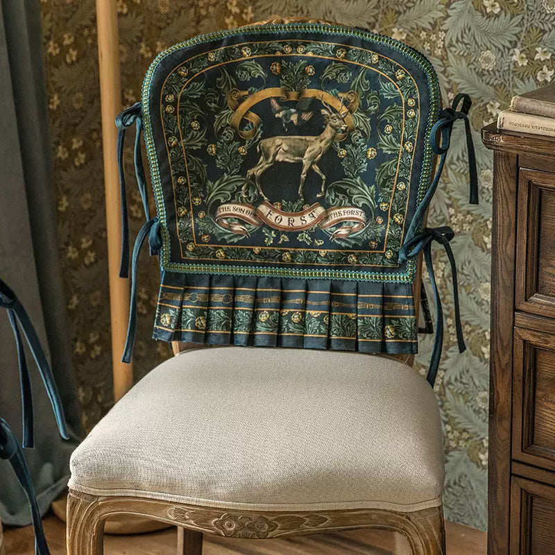 dark forest chair cover & cushion