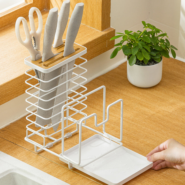 3design cutting board knife stand